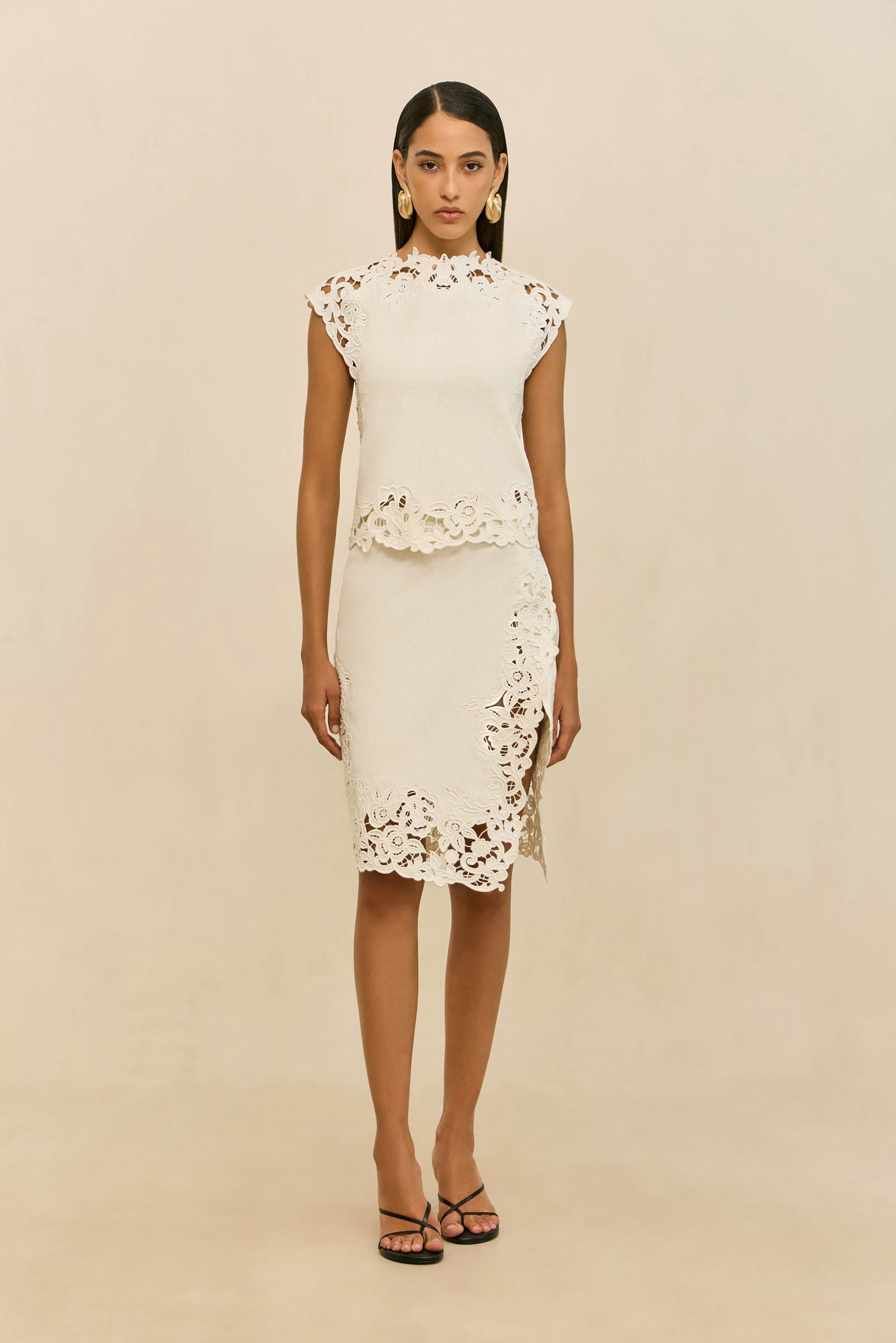 SHAYA SKIRT - OFF WHITE