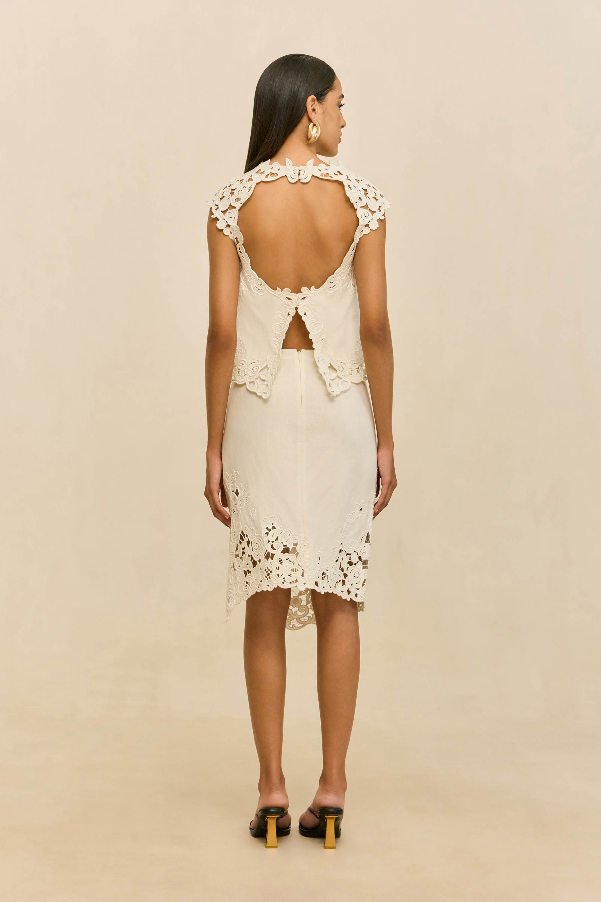 SHAYA SKIRT - OFF WHITE