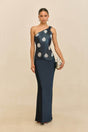 STORMIE TOP - LARGE DOT DEEP LAKE