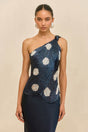 STORMIE TOP - LARGE DOT DEEP LAKE