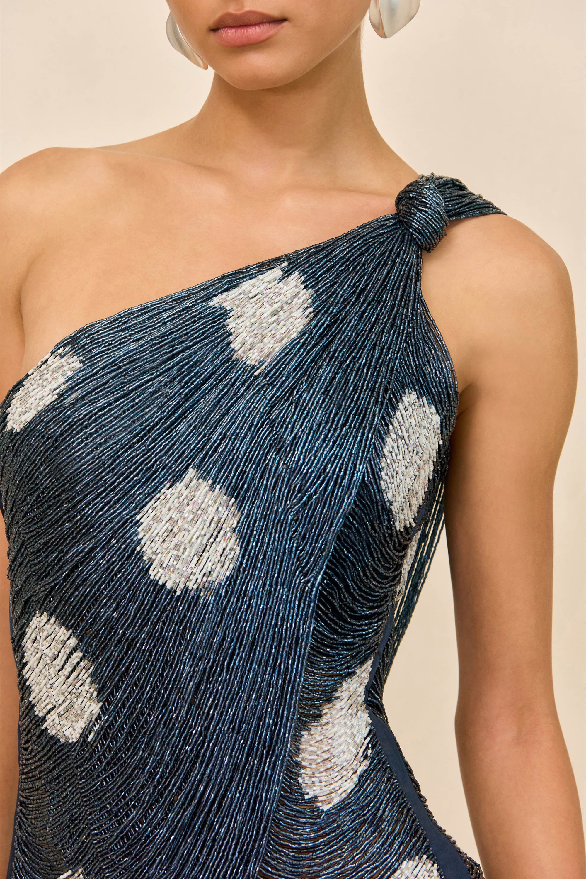 STORMIE TOP - LARGE DOT DEEP LAKE