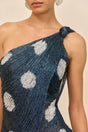 STORMIE TOP - LARGE DOT DEEP LAKE