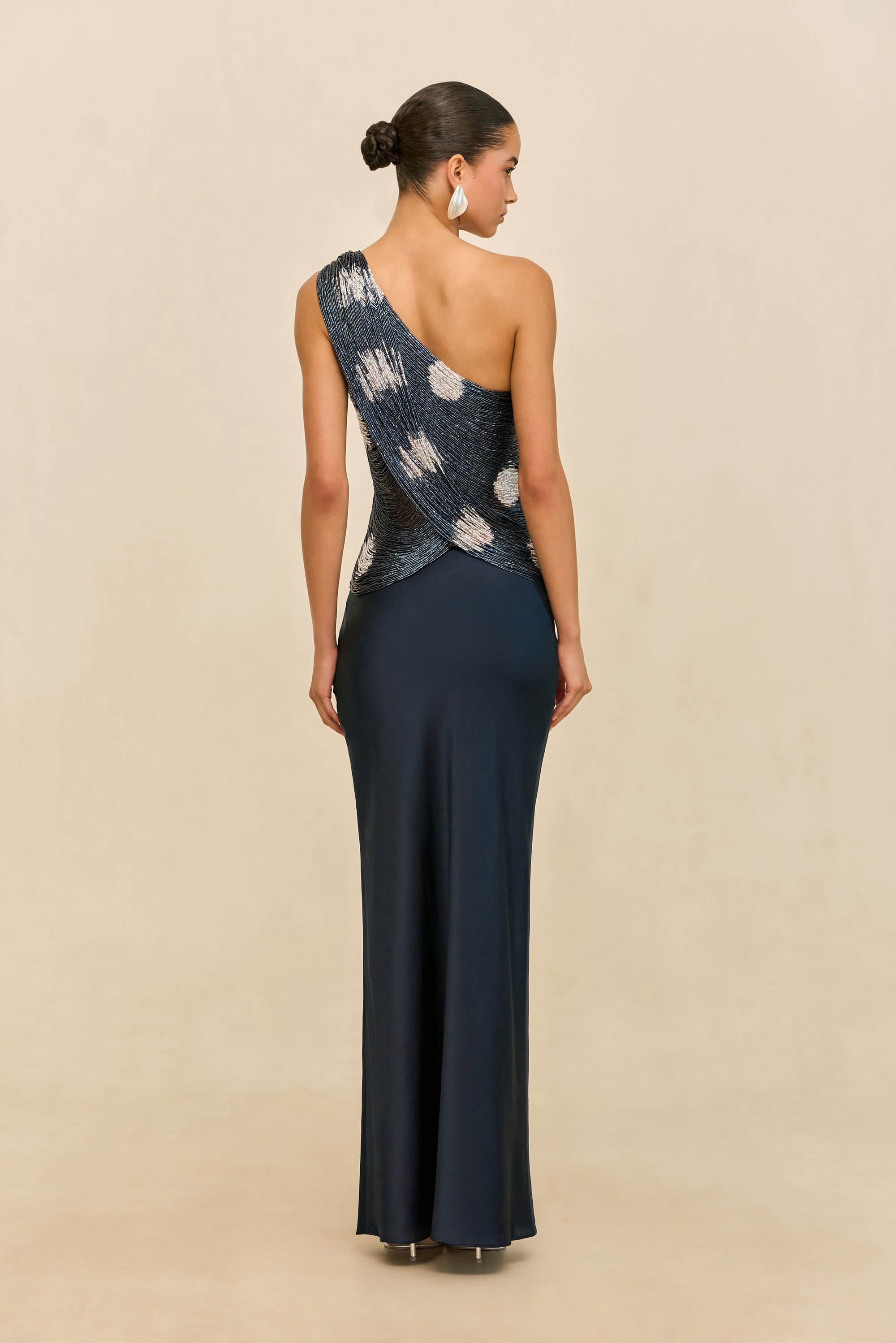 STORMIE TOP - LARGE DOT DEEP LAKE