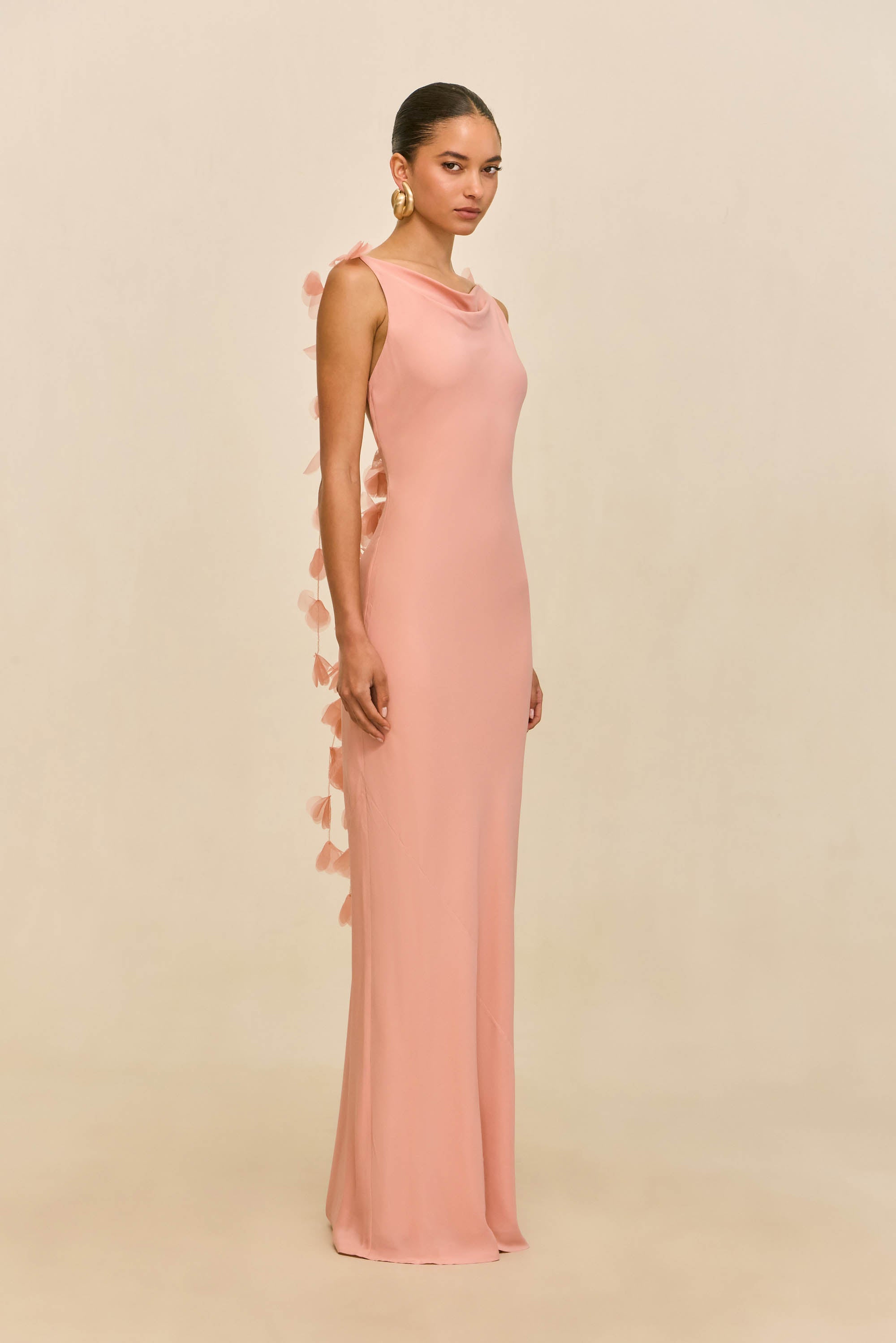 NYMERIA GOWN - PETAL PINK