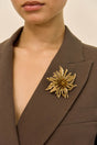 OCTAVIA BROOCH - ANTIQUE BRASS