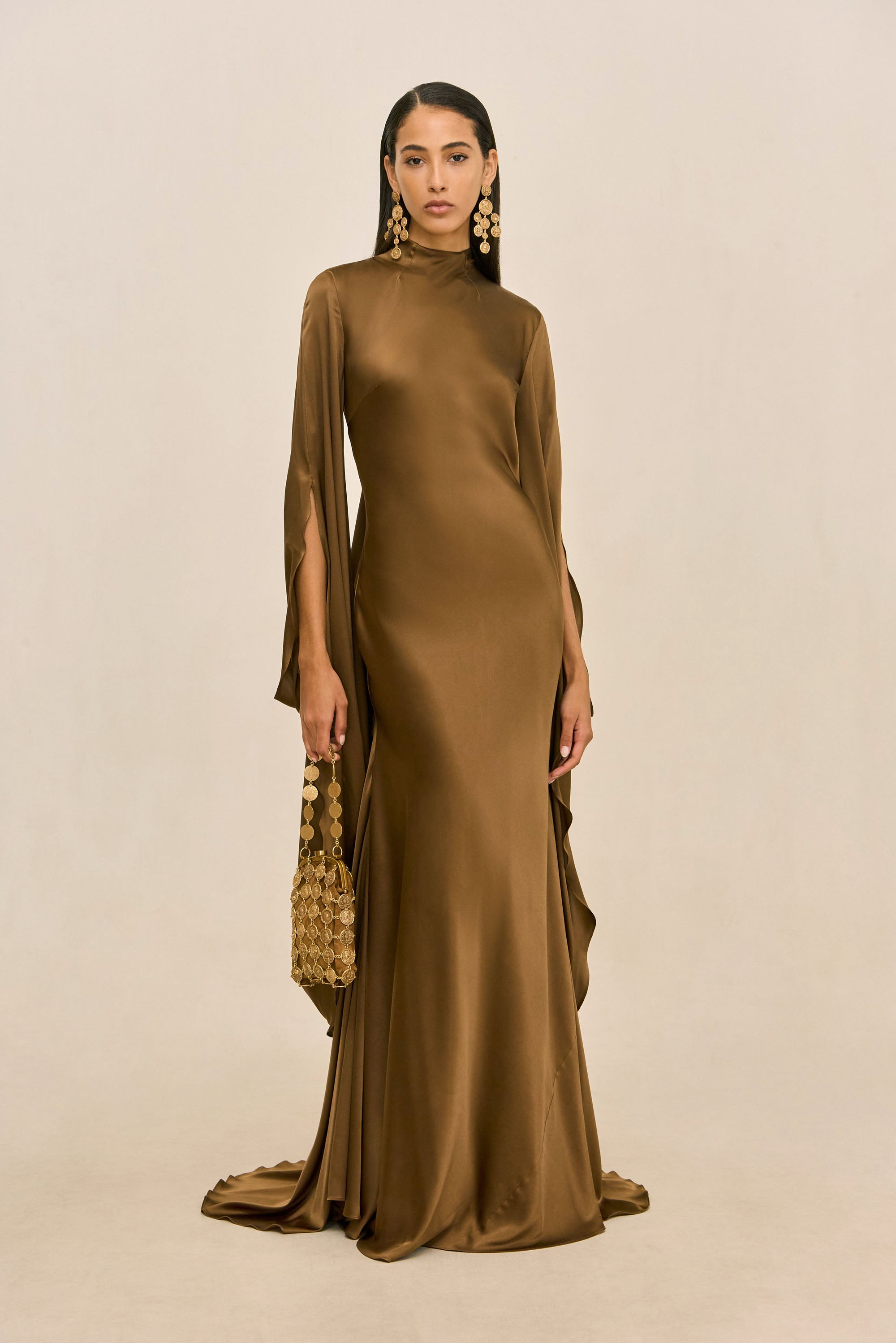 INGALA GOWN - SEPIA