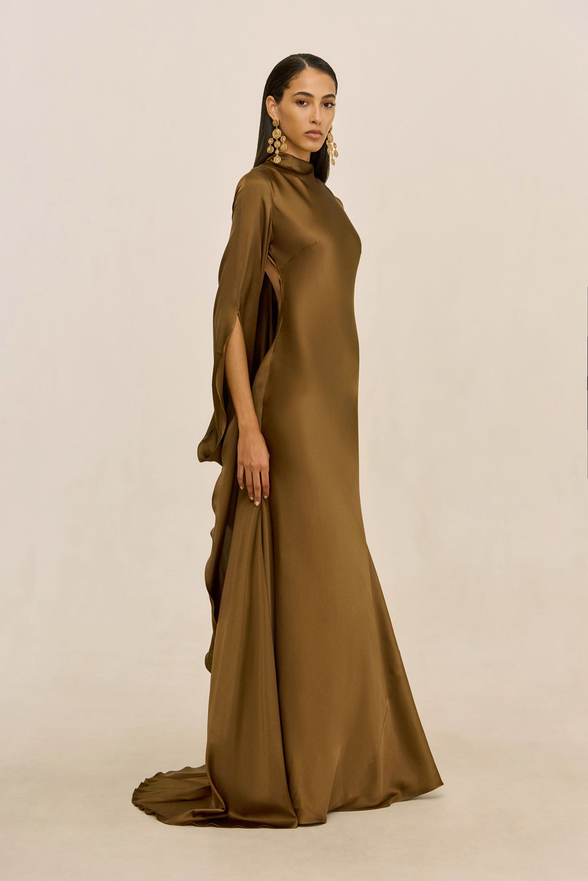 INGALA GOWN - SEPIA