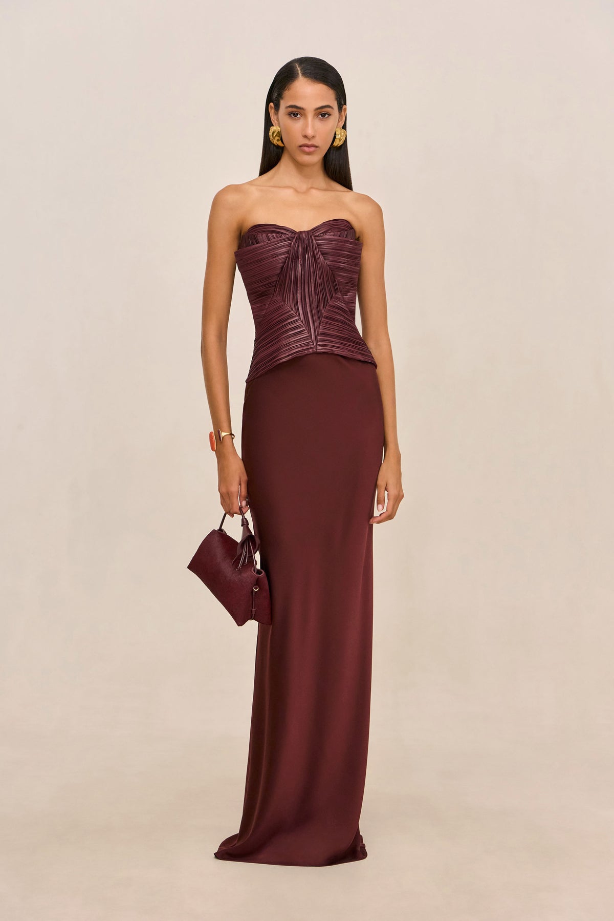 WHELK TOP - BORDEAUX