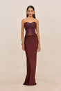 WHELK TOP - BORDEAUX