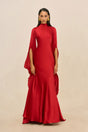 INGALA GOWN - MERLOT
