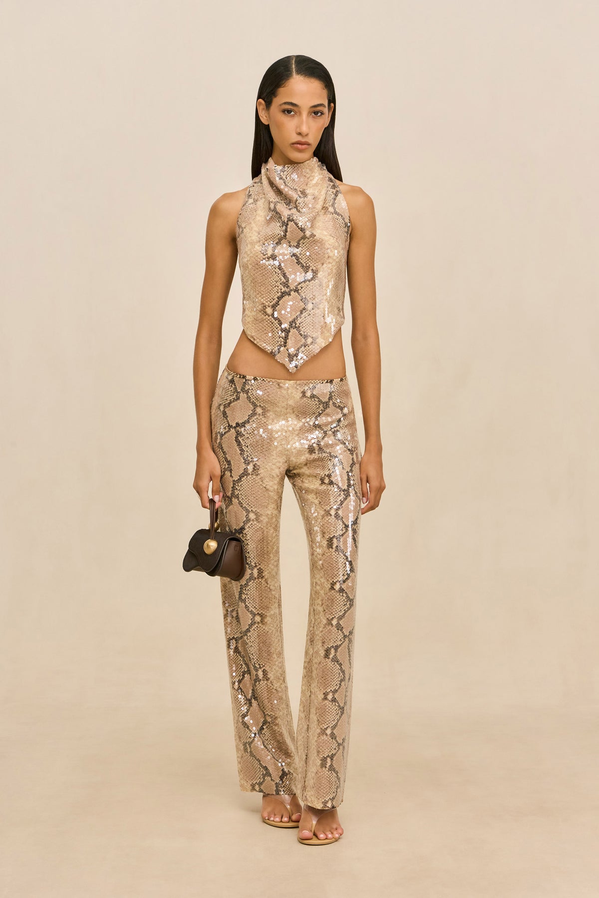 DIONEA TOP - FADED PYTHON