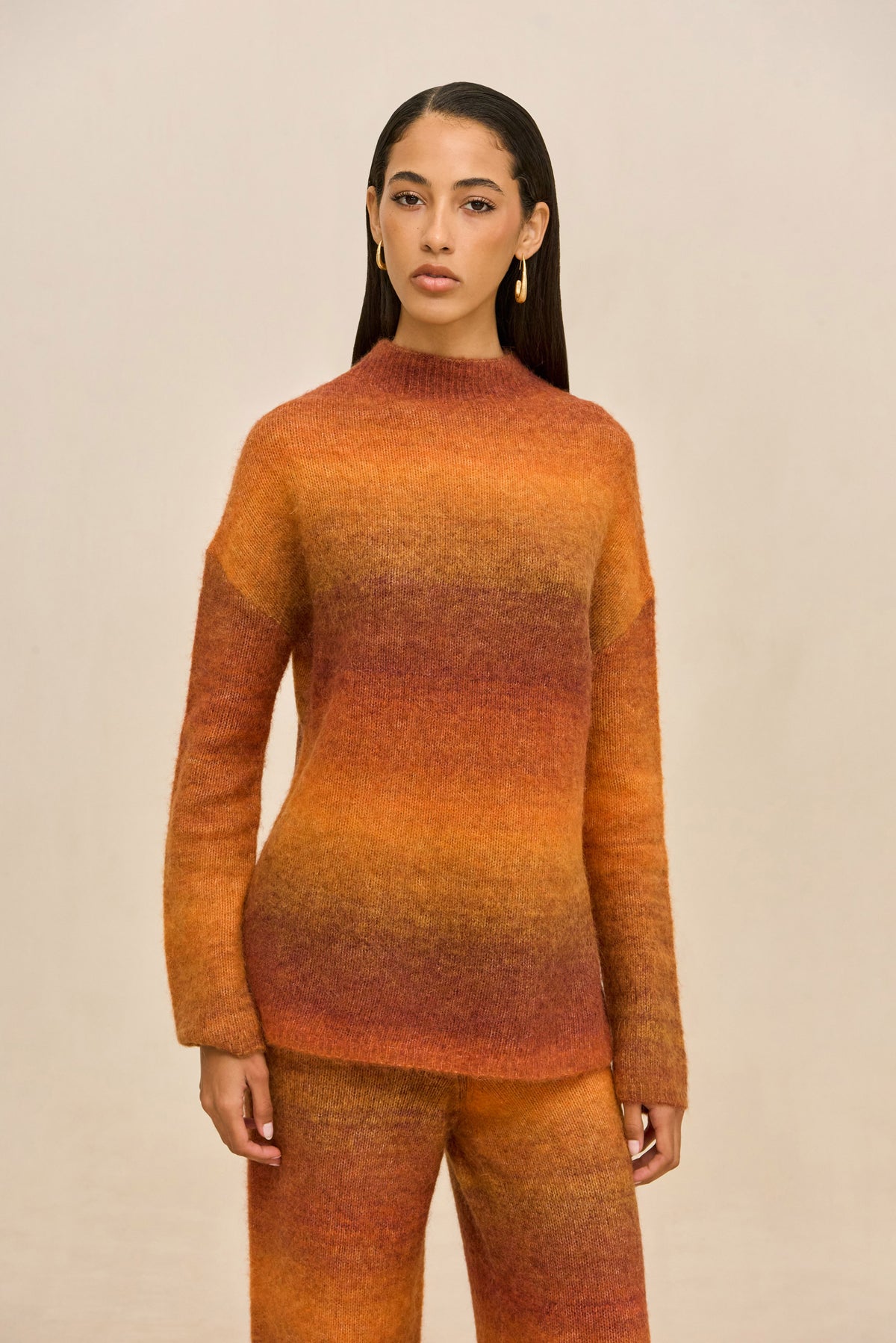 CALANDRA SWEATER - PEPPER OMBRE