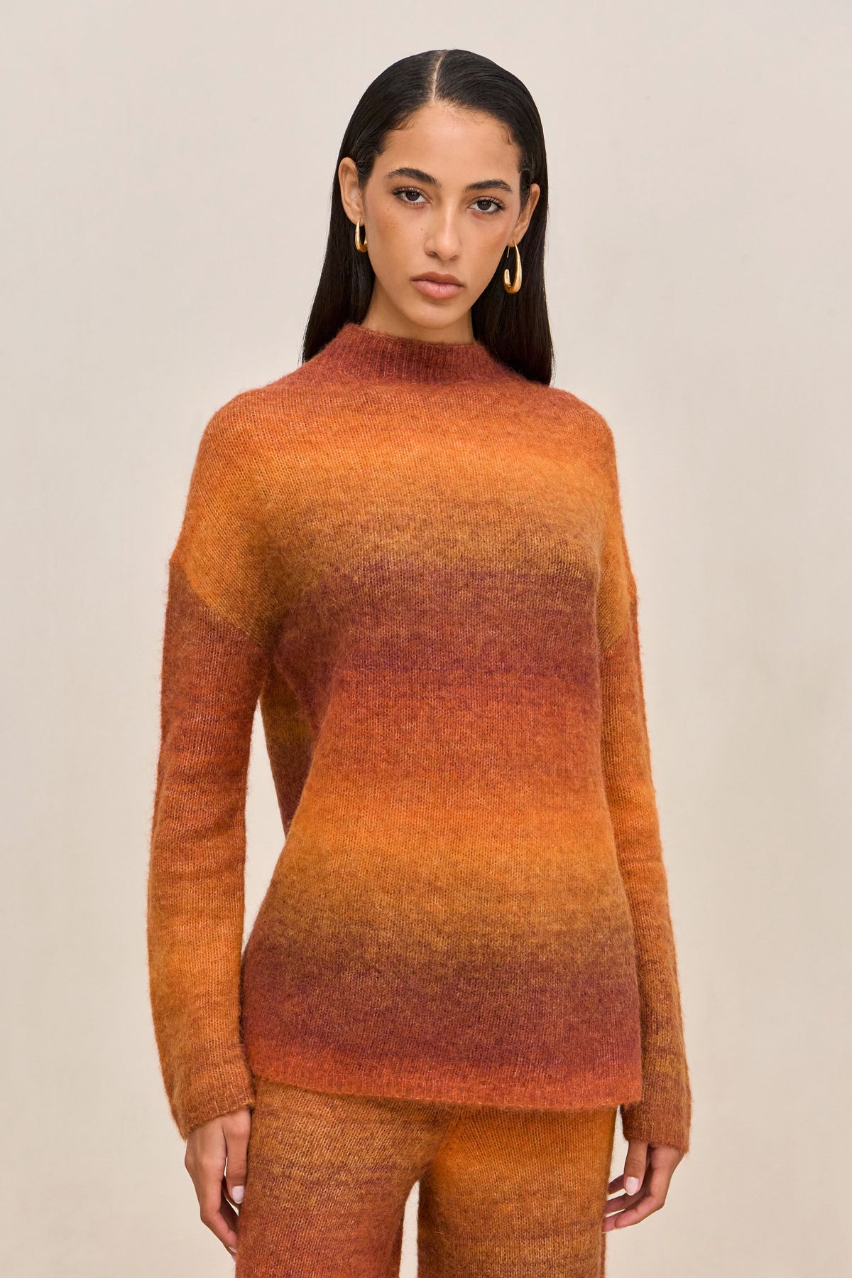 CALANDRA SWEATER - PEPPER OMBRE