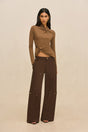 CALLIE KNIT TOP - SPARROW