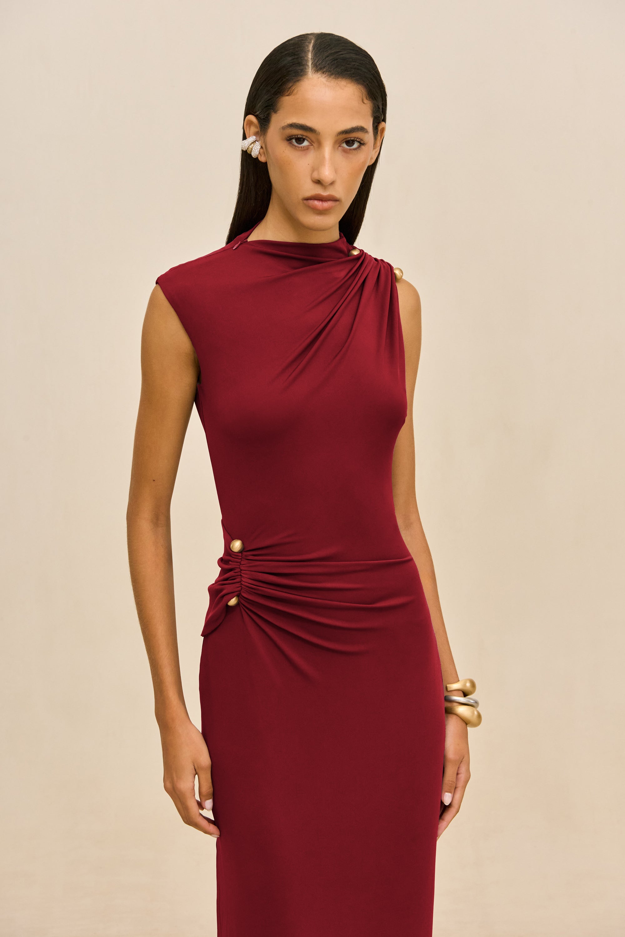 IZOLA GOWN - WINTER PLUM