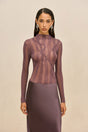 TAI KNIT TOP - WARM HAZE