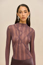 TAI KNIT TOP - WARM HAZE