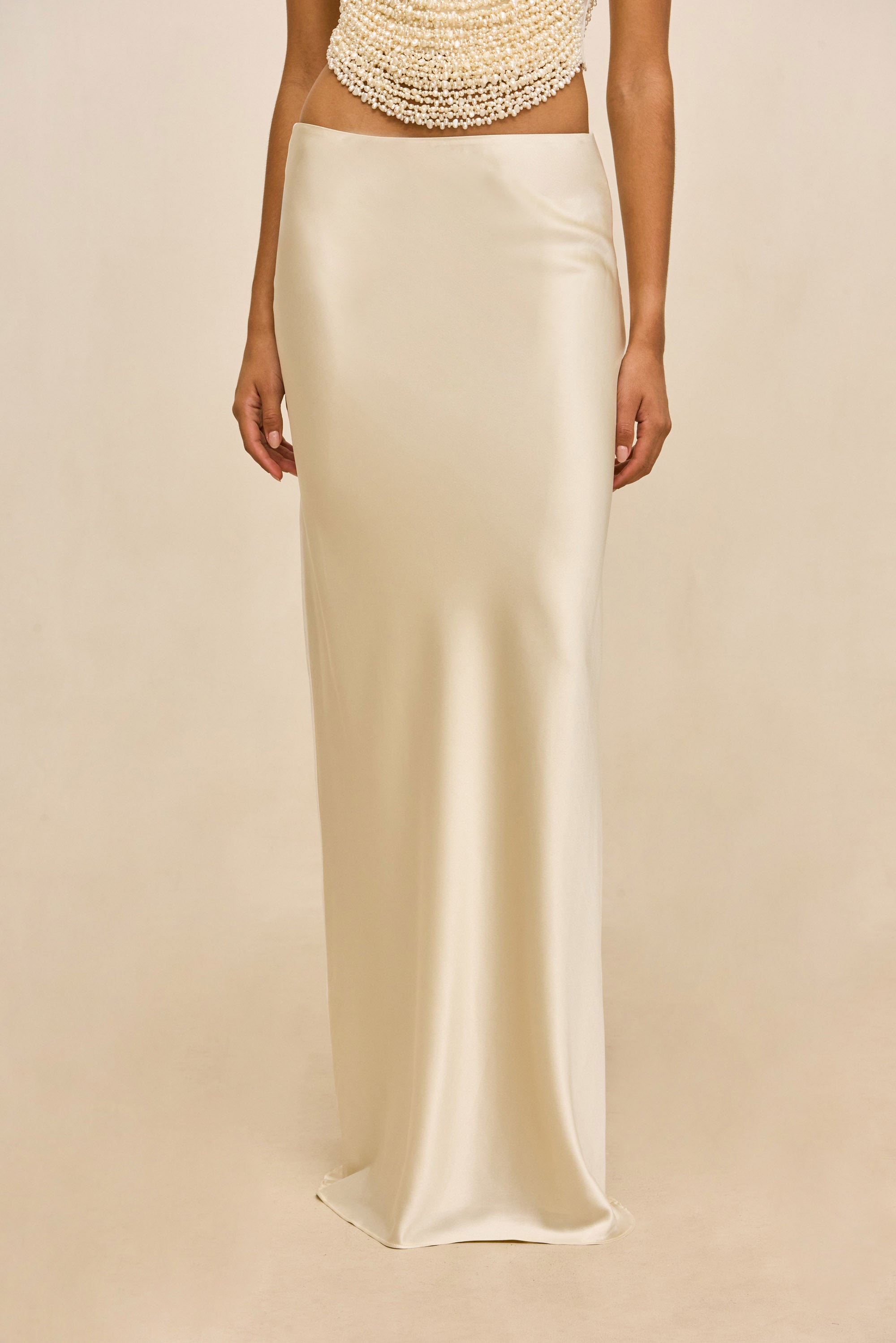 CHANTEL SKIRT - PEARL