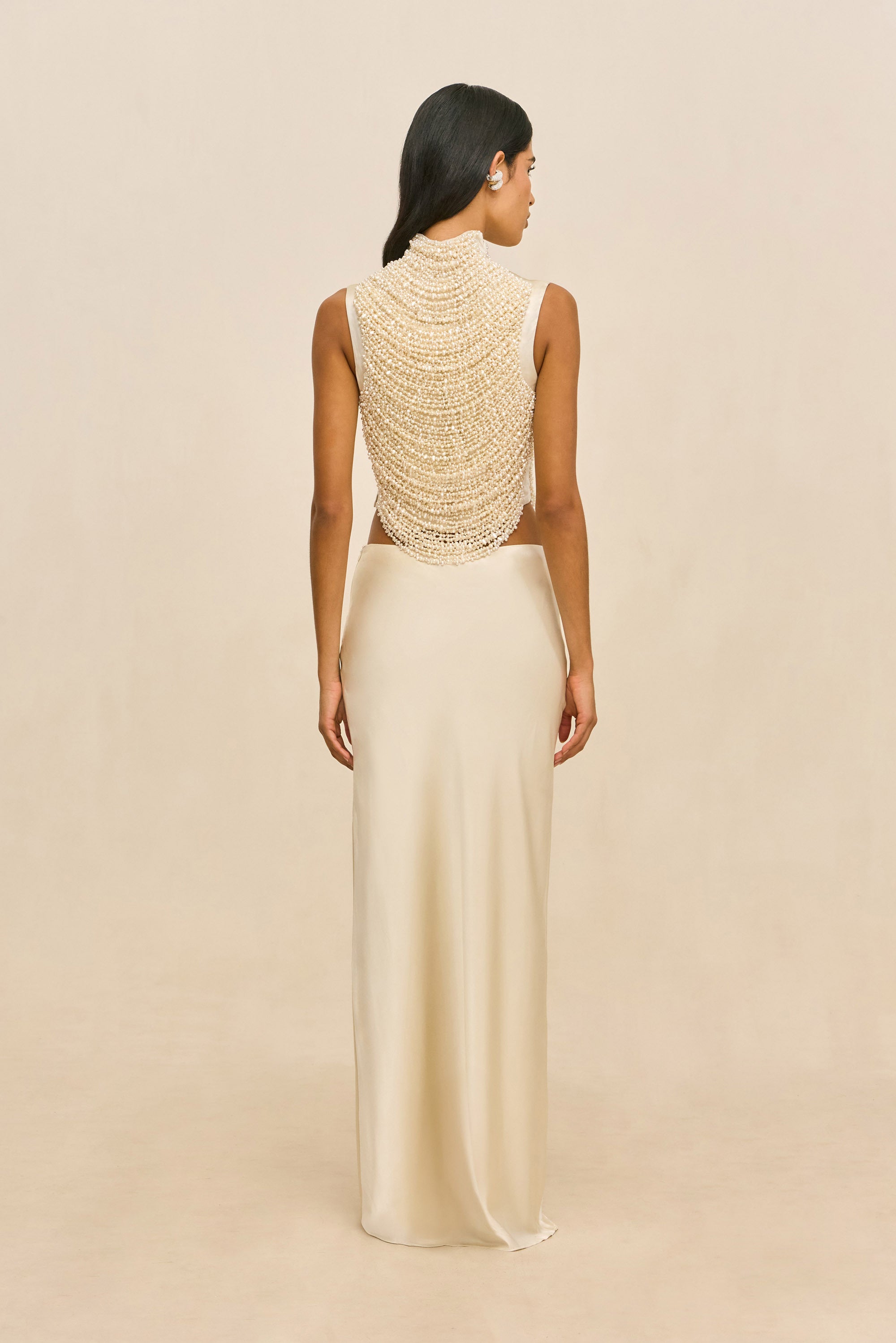CHANTEL SKIRT - PEARL