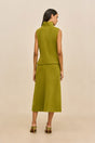 LAZULI SKIRT - CHIVE