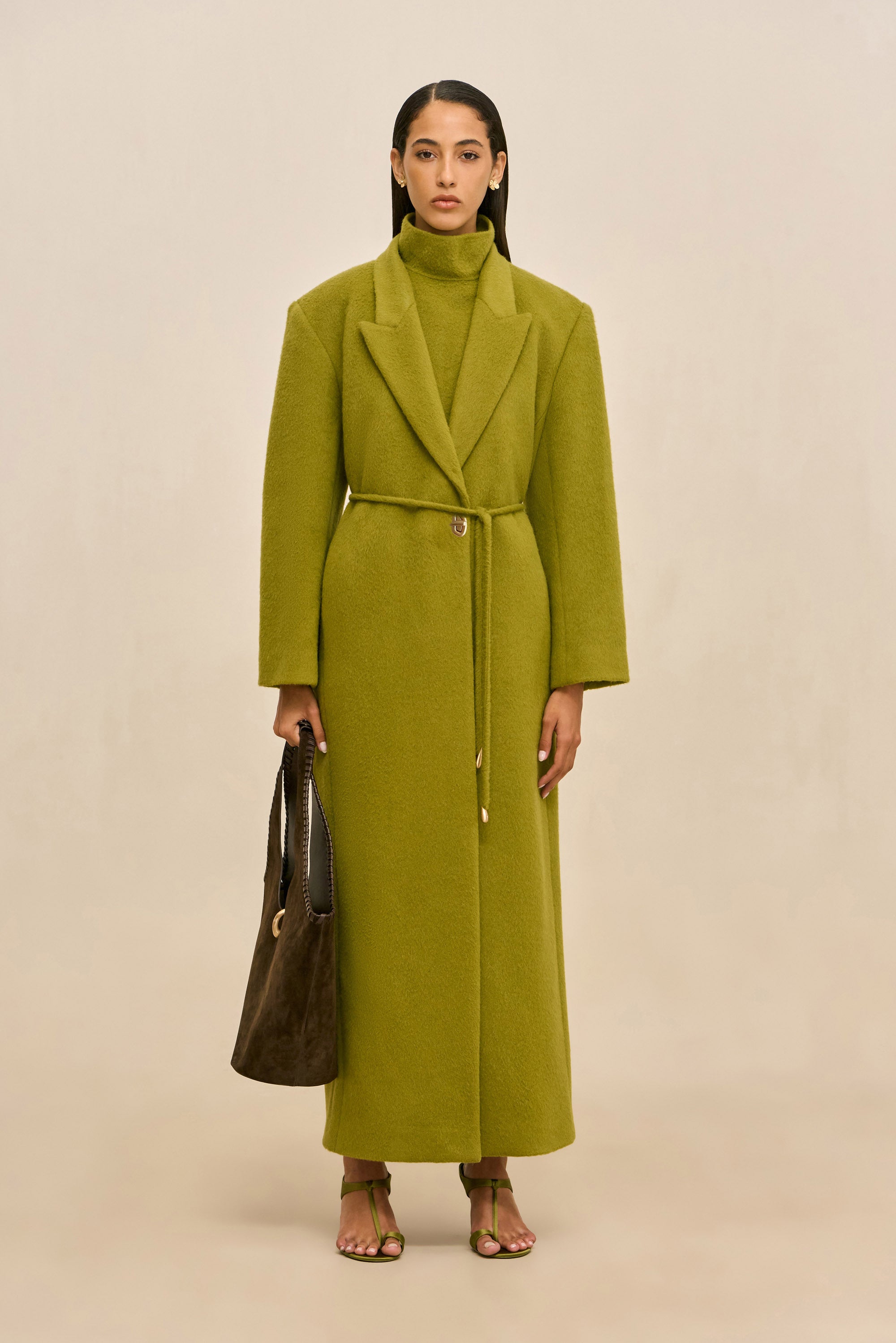 EMM COAT - CHIVE