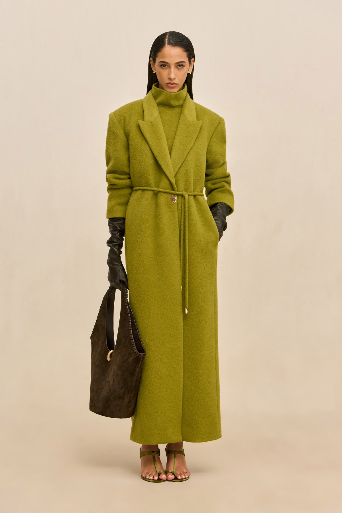 EMM COAT - CHIVE