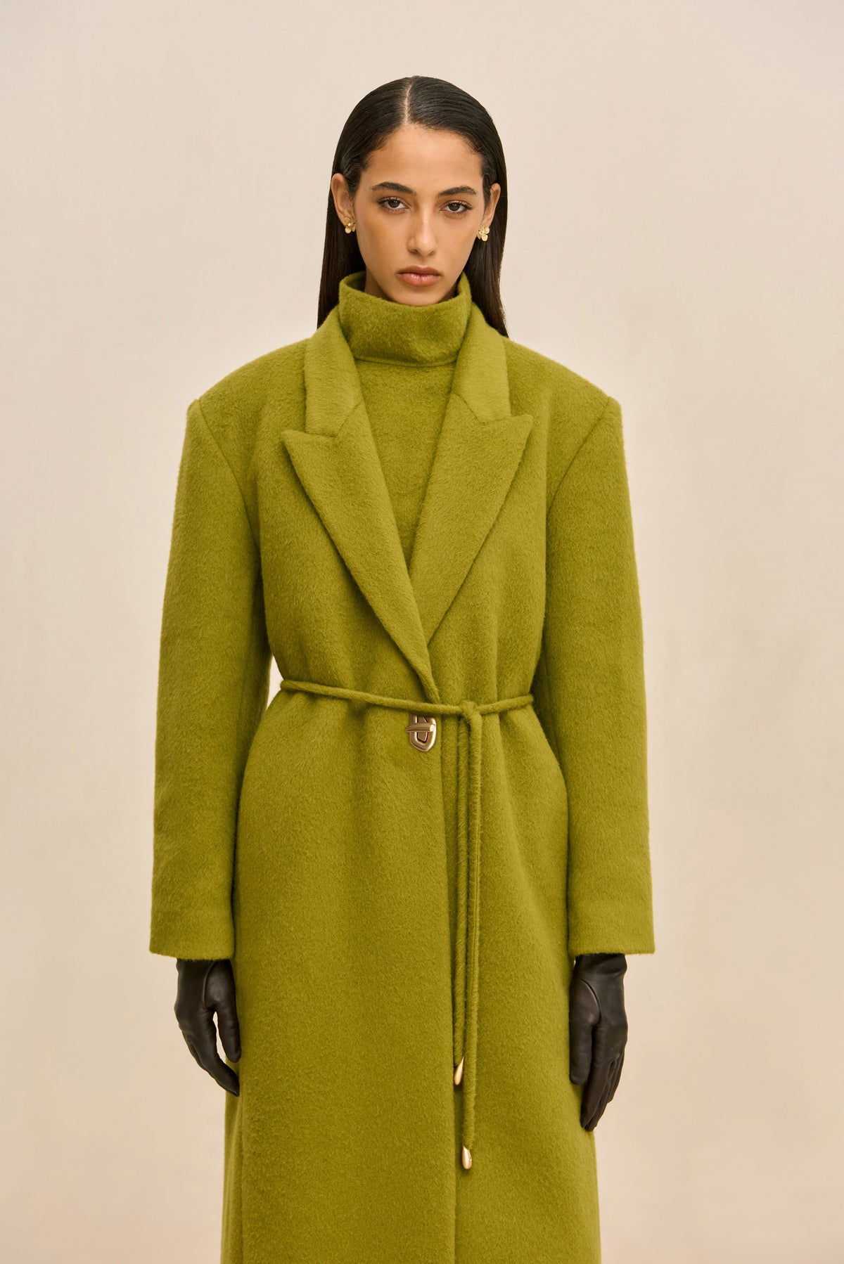 EMM COAT - CHIVE