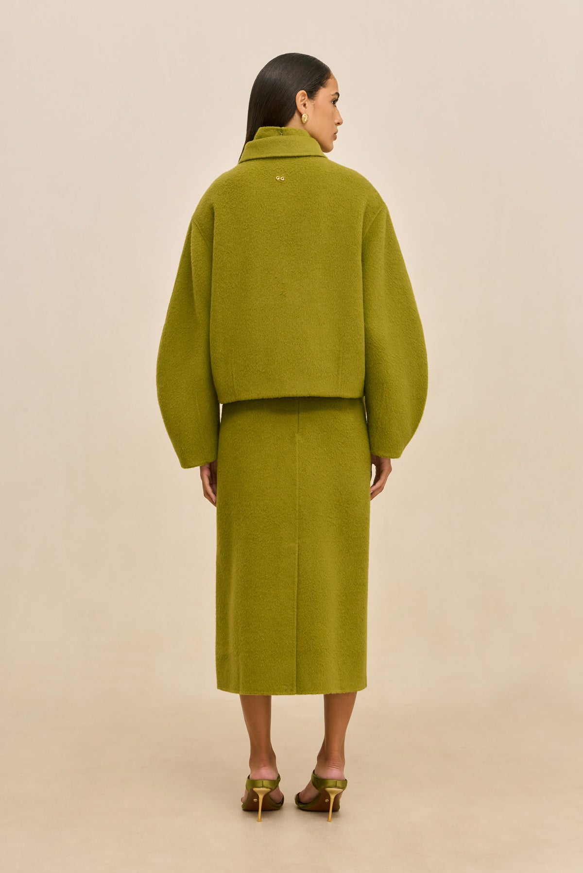 REENA JACKET - CHIVE