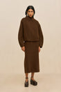 REENA JACKET - DARK BROWN