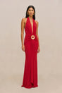 CHII GOWN - MERLOT