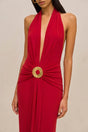 CHII GOWN - MERLOT