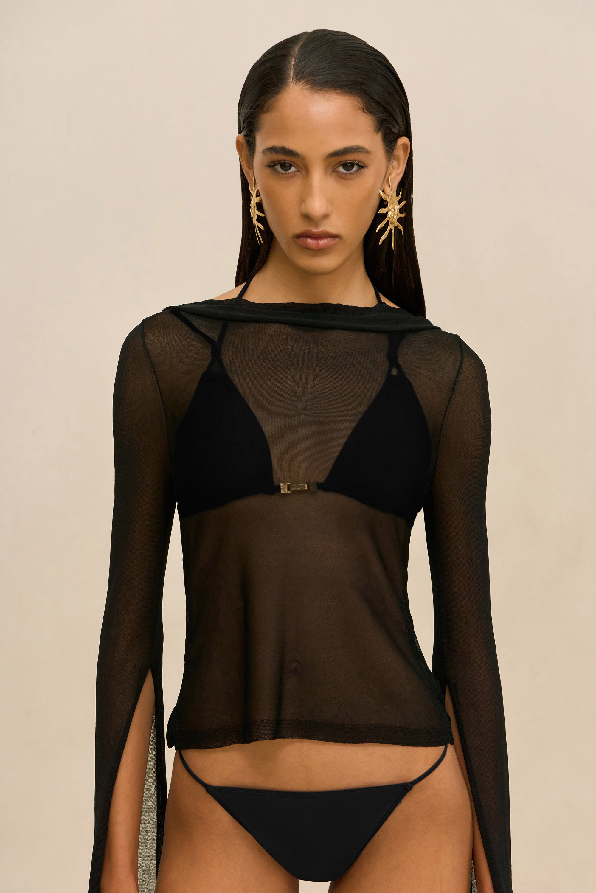 ANDARNA TOP - BLACK