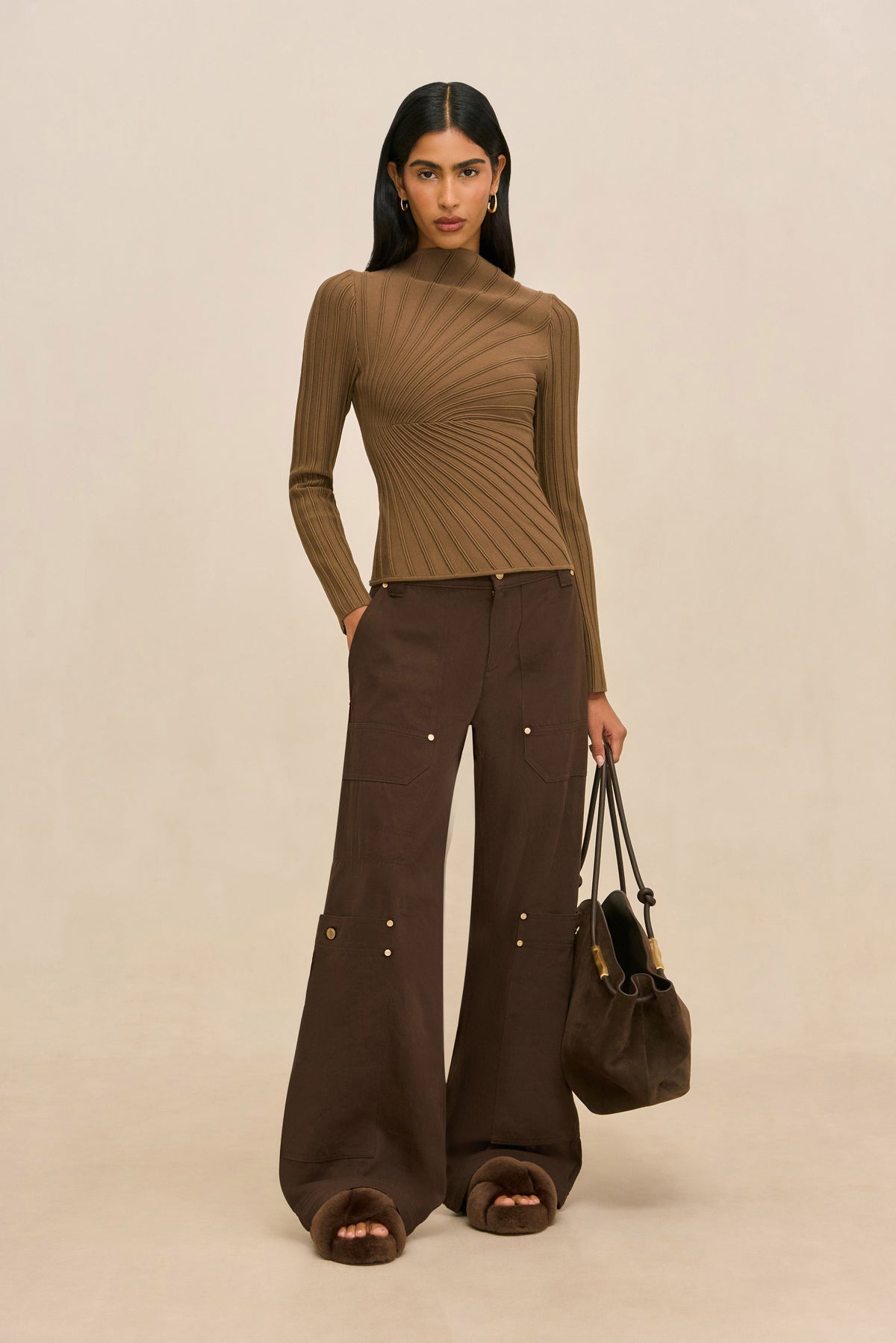 PAULETTE TOP - SPARROW