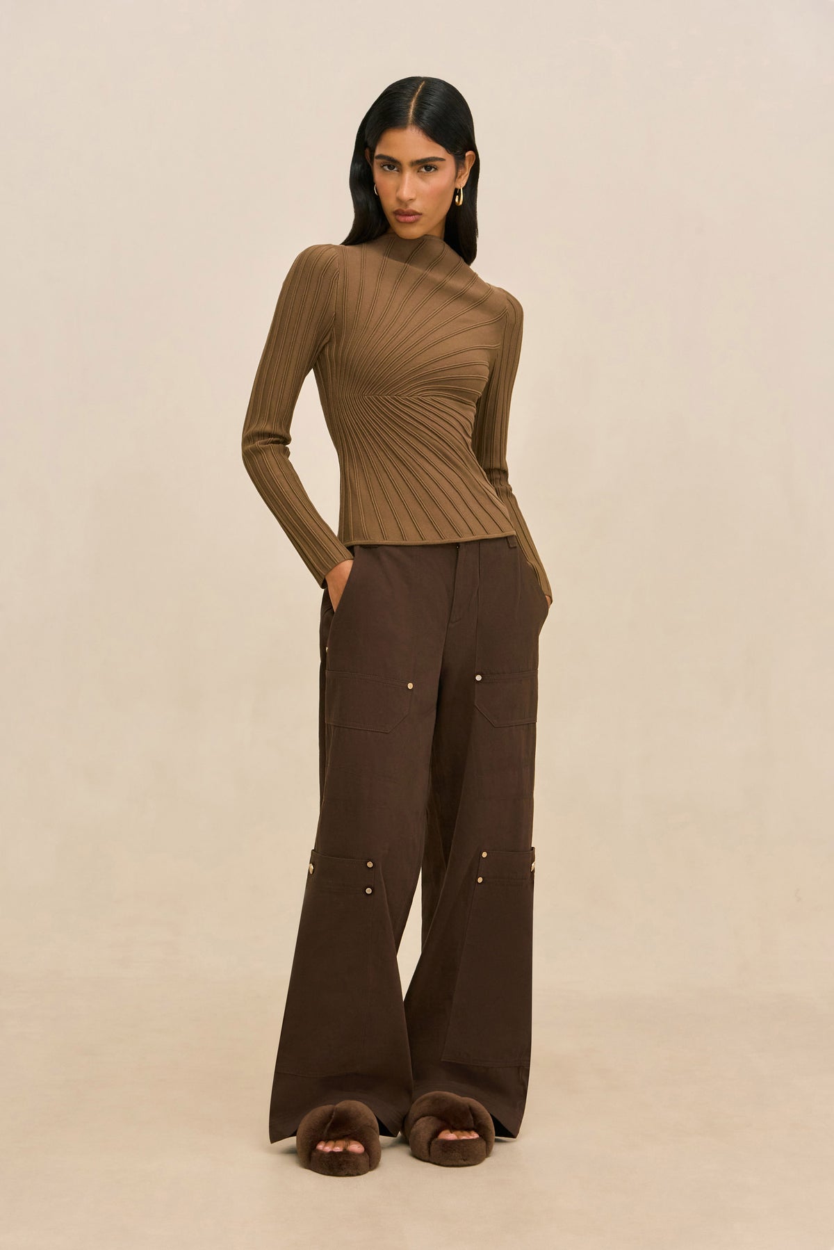 PAULETTE TOP - SPARROW