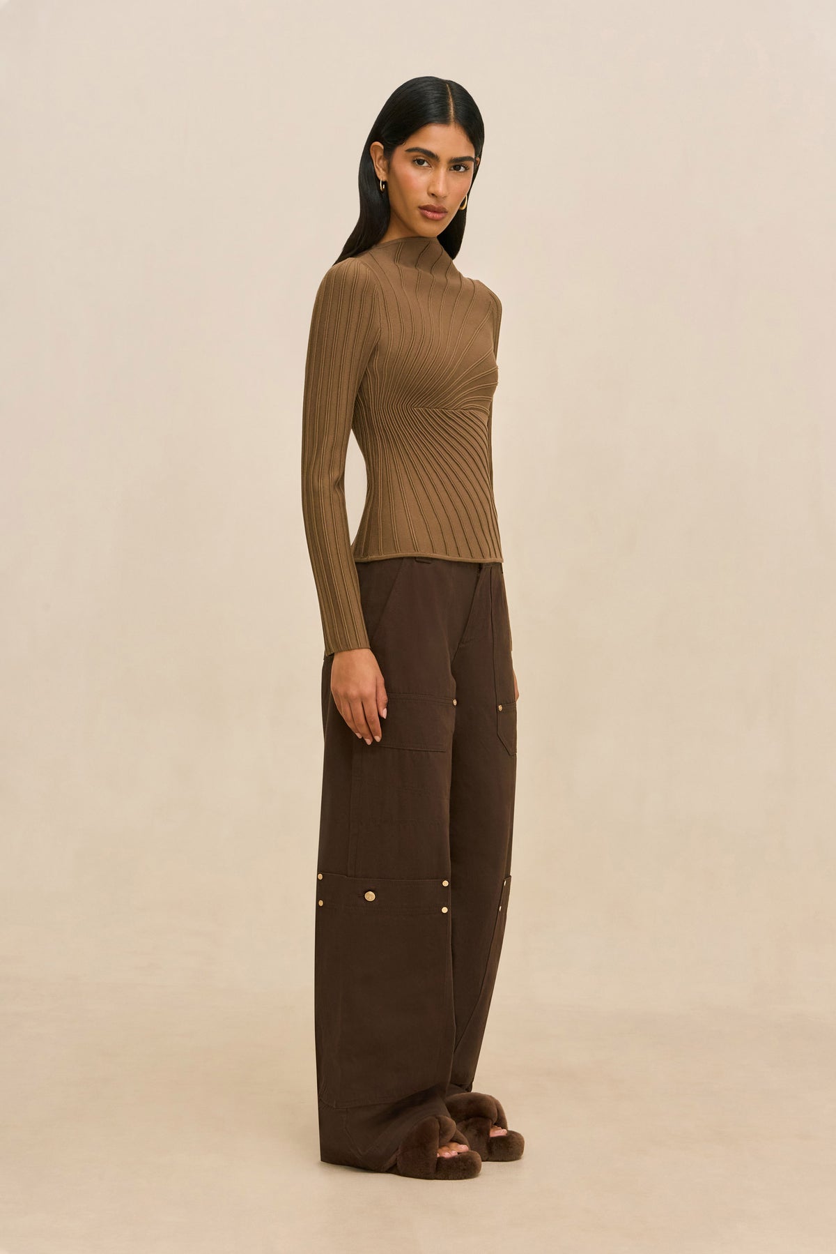 PAULETTE TOP - SPARROW