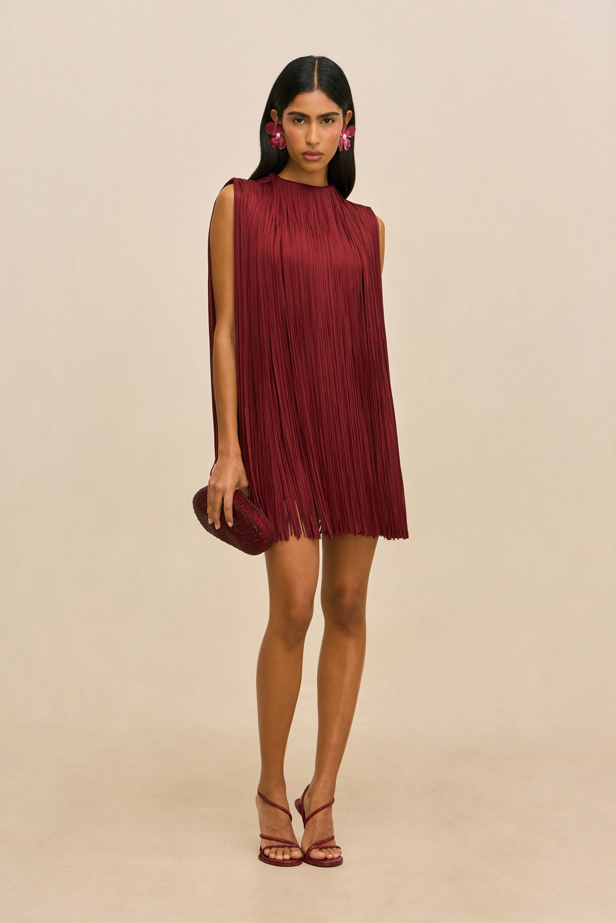 MONICA DRESS - WINTER PLUM