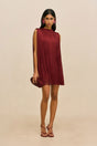 MONICA DRESS - WINTER PLUM
