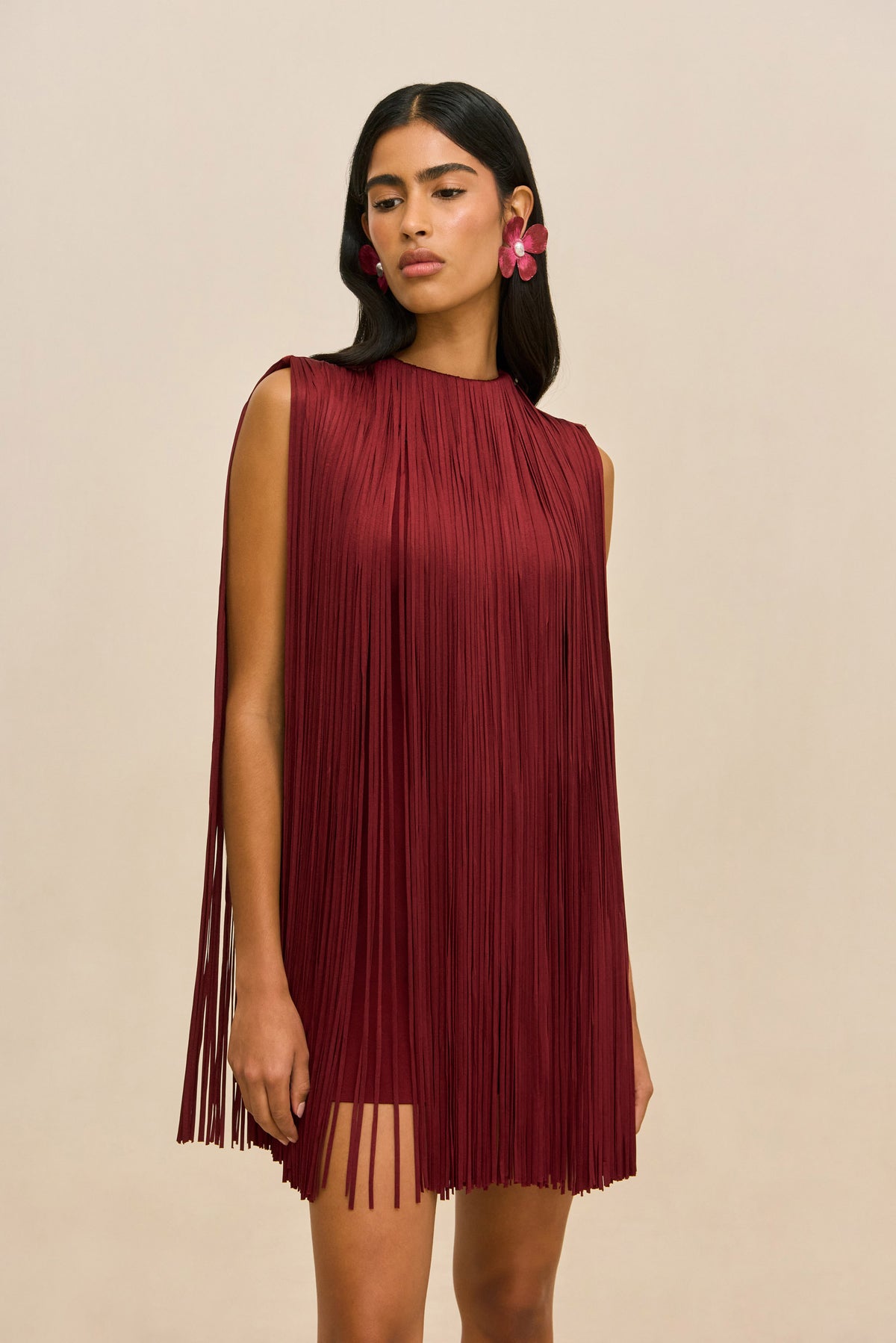 MONICA DRESS - WINTER PLUM