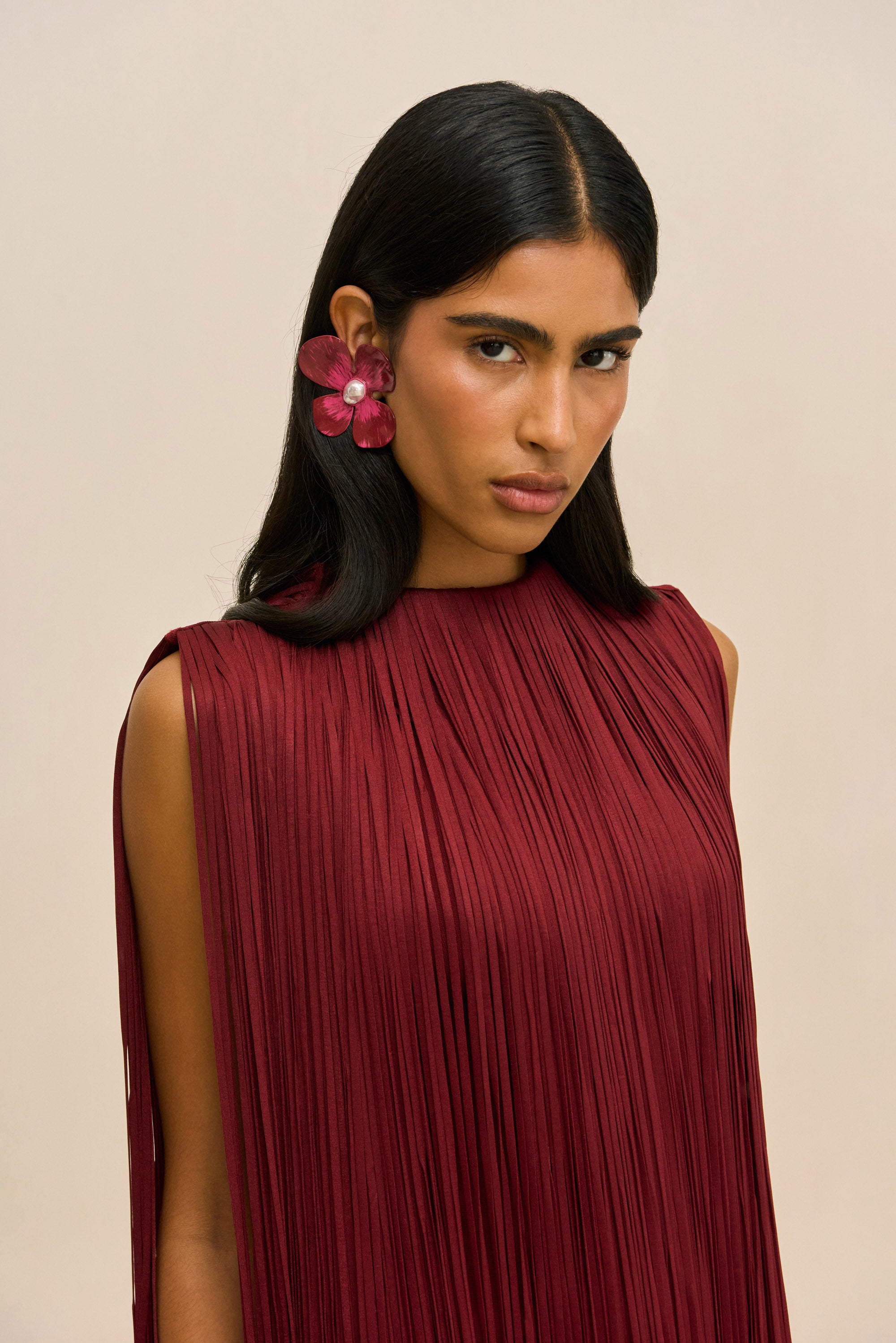 MONICA DRESS - WINTER PLUM