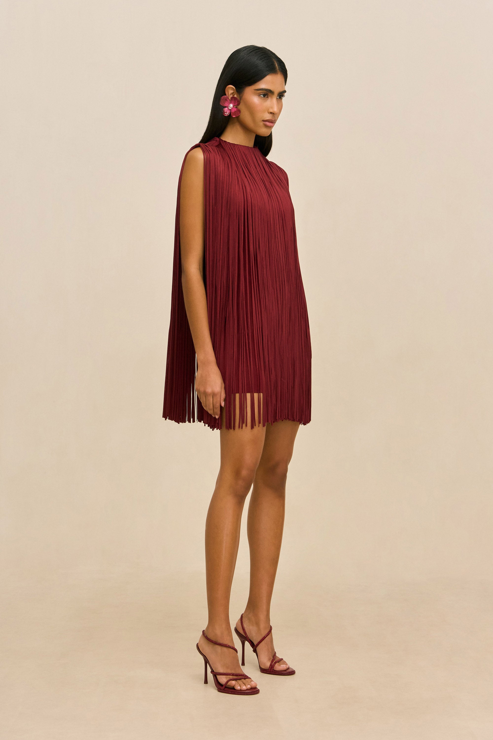 MONICA DRESS - WINTER PLUM