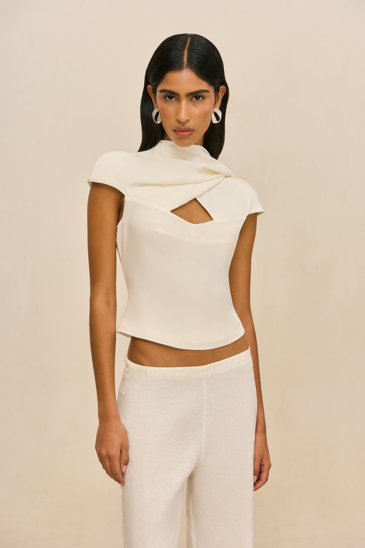CECILY TOP - OFF WHITE