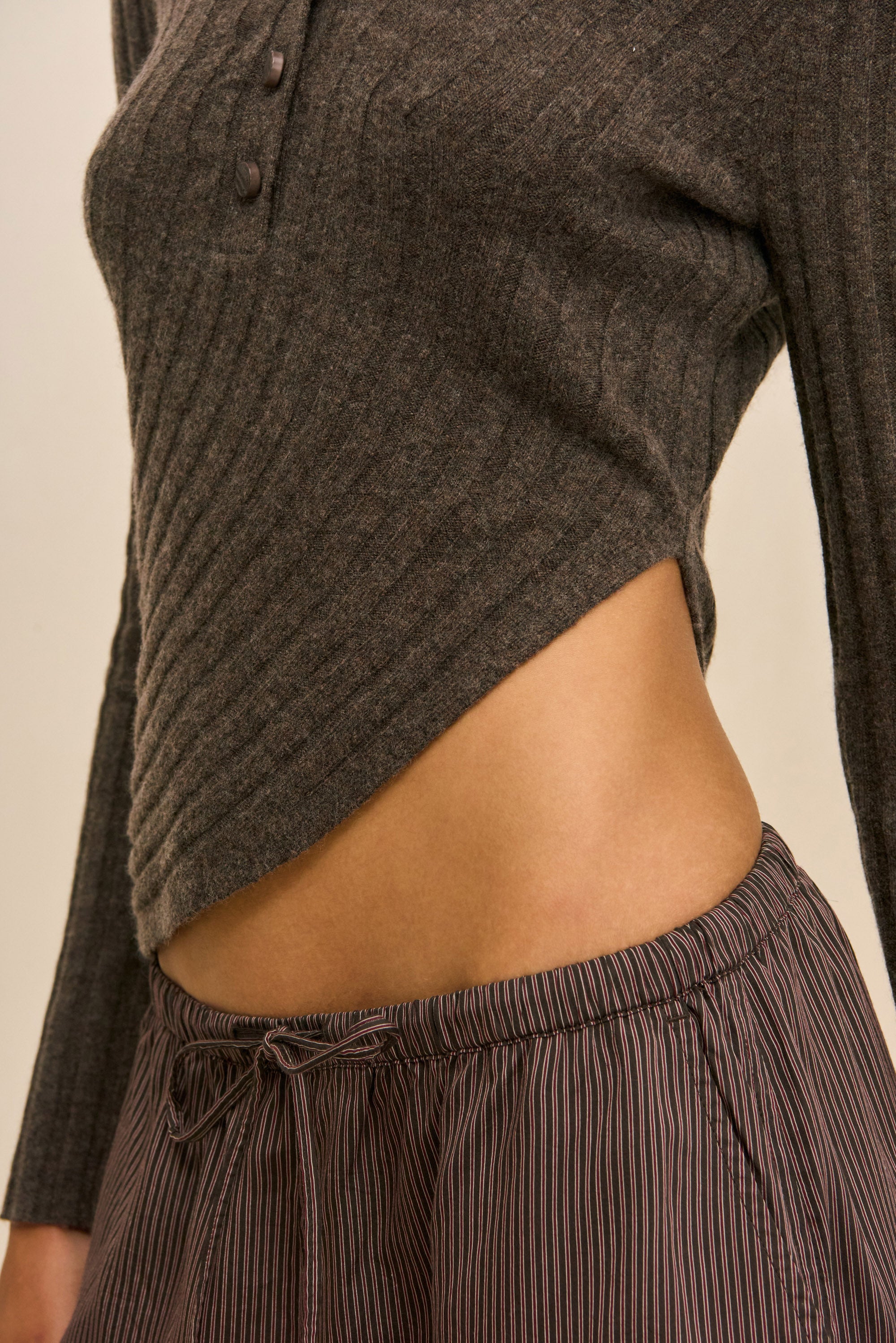 MATTEA KNIT TOP - WREN