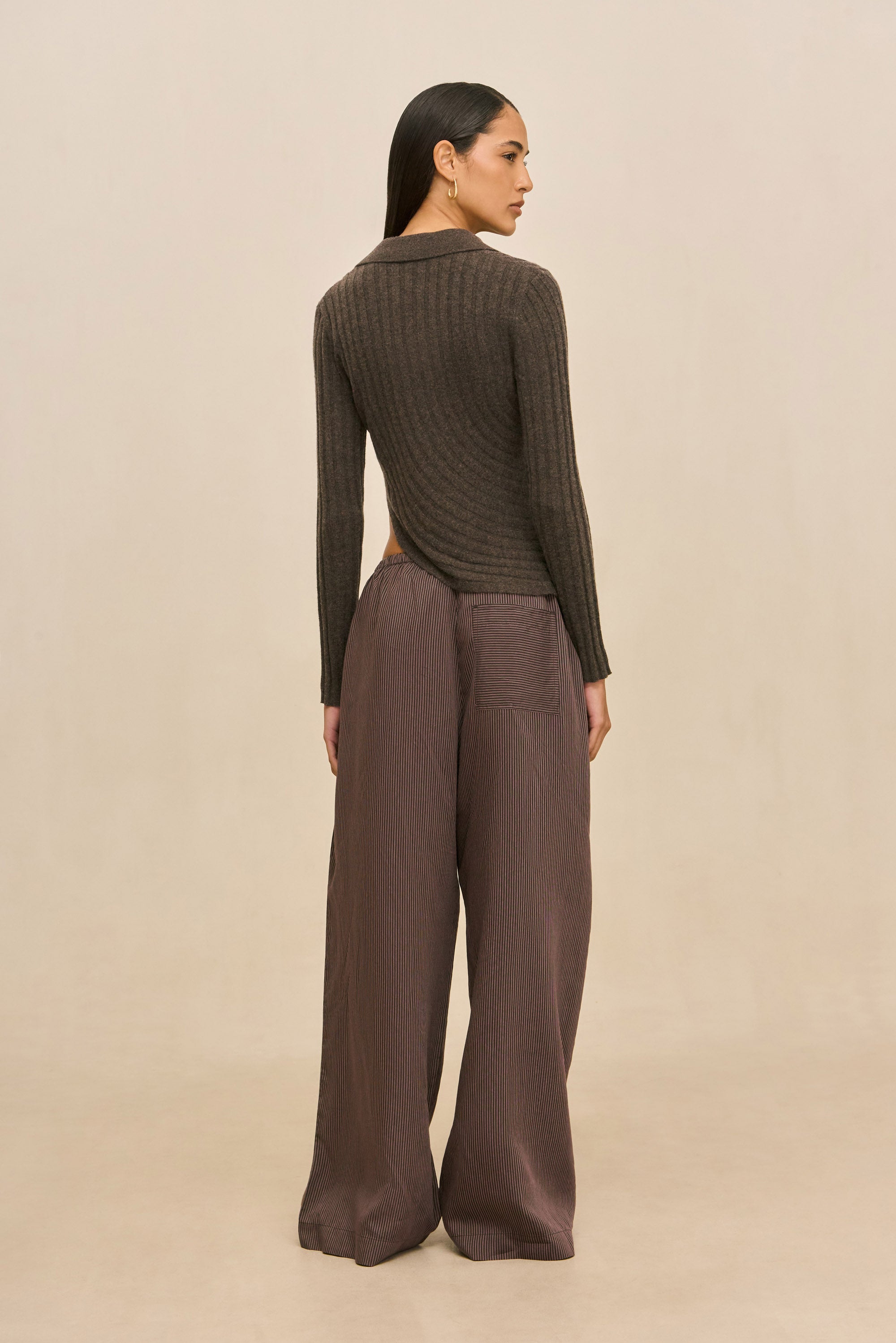 MATTEA KNIT TOP - WREN