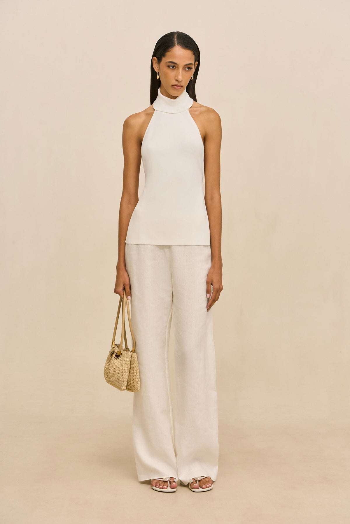 WAKE KNIT TOP - OFF WHITE