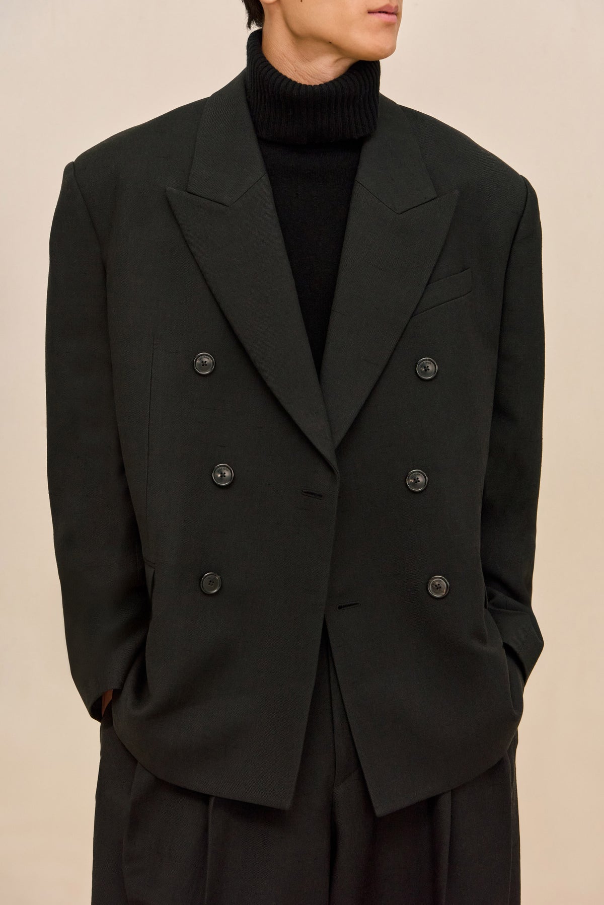 DELONTE JACKET - BLACK