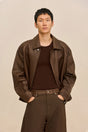 MATTHEW LEATHER JACKET - WREN