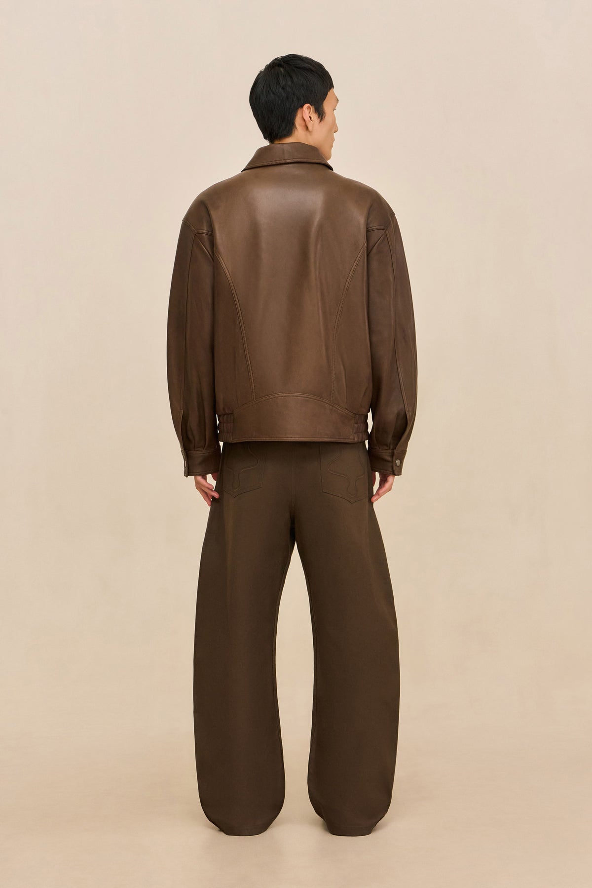 MATTHEW LEATHER JACKET - WREN