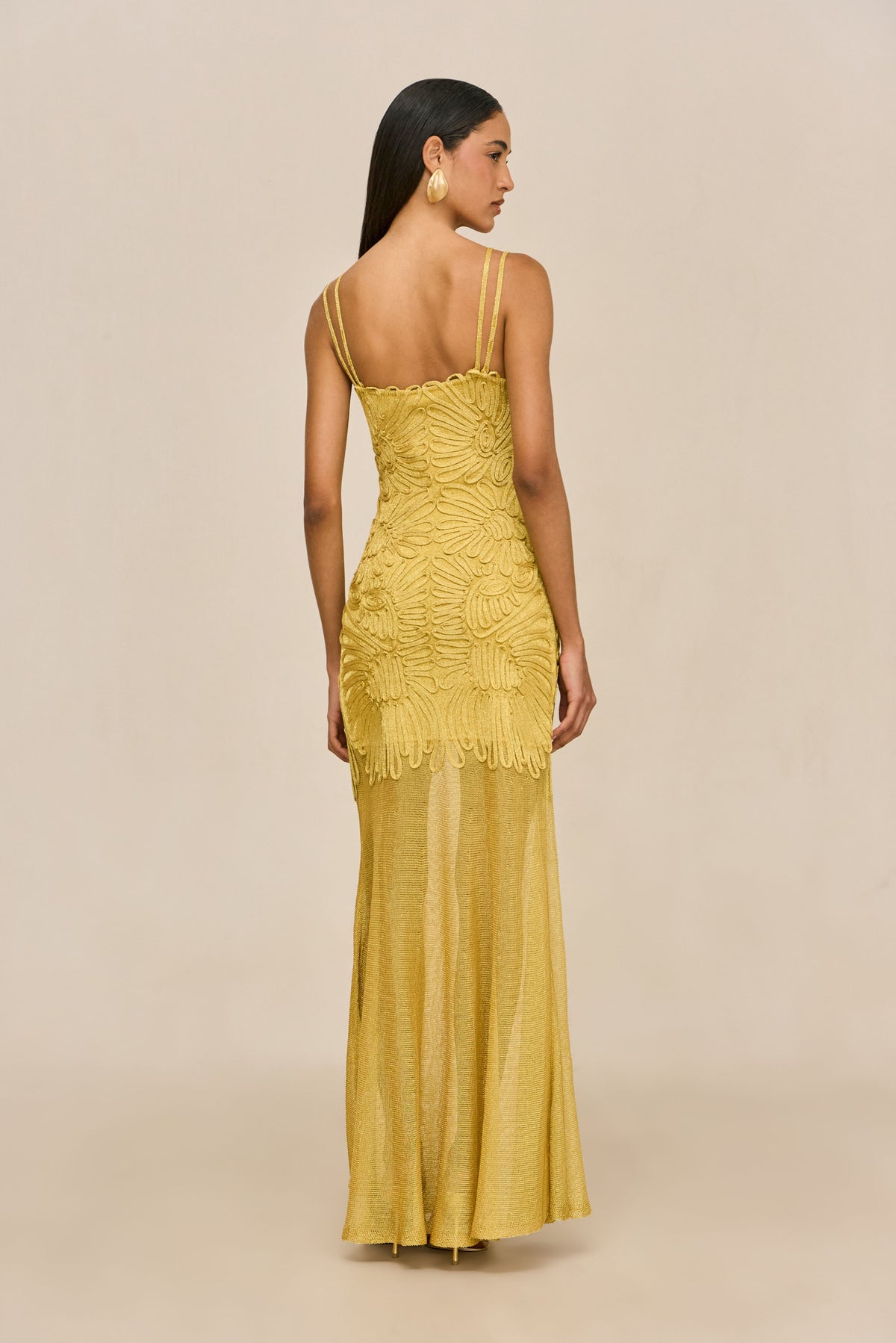 ANETTA GOWN - HONEY GOLD