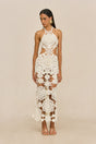 ACCALIA CROCHET GOWN - OFF WHITE