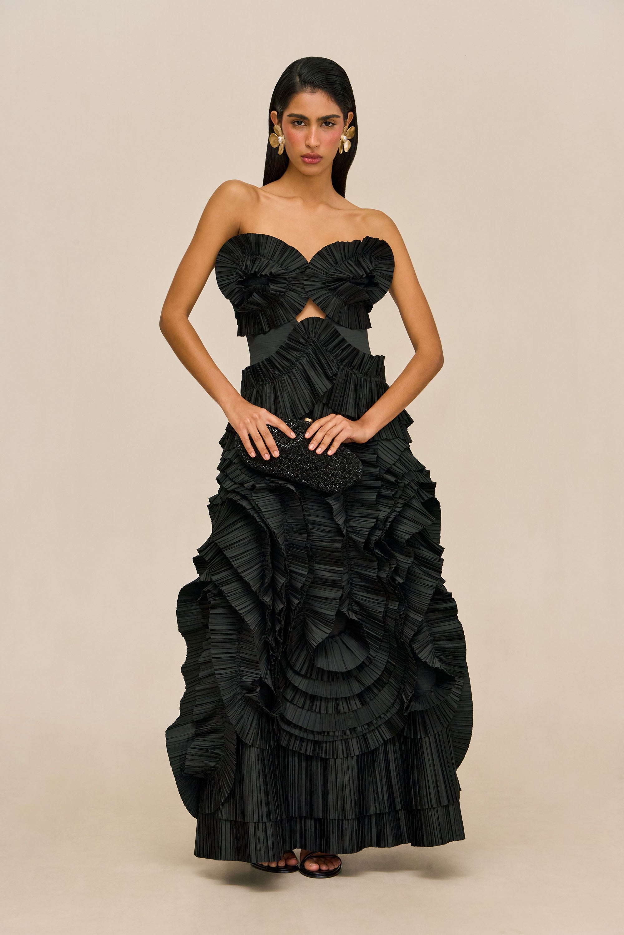 HIVER GOWN - BLACK